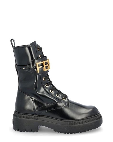 fendi boots lace up|Lace Ups & Boots .